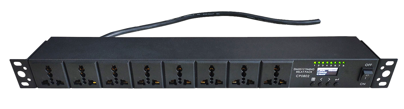8路智能開關時序器 DMX512/RS485 接口 可遠程控制
